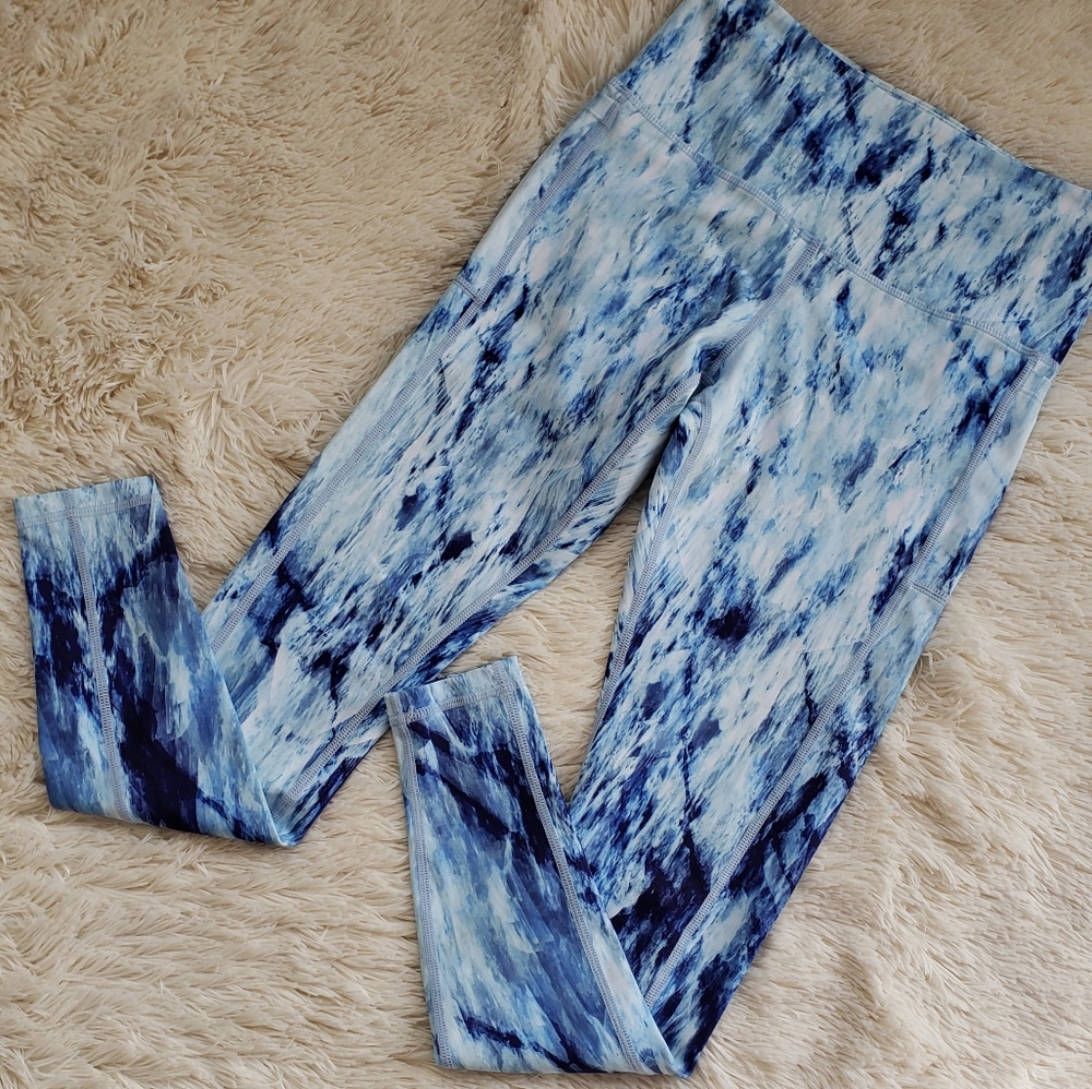 JustLive blue marble leggings